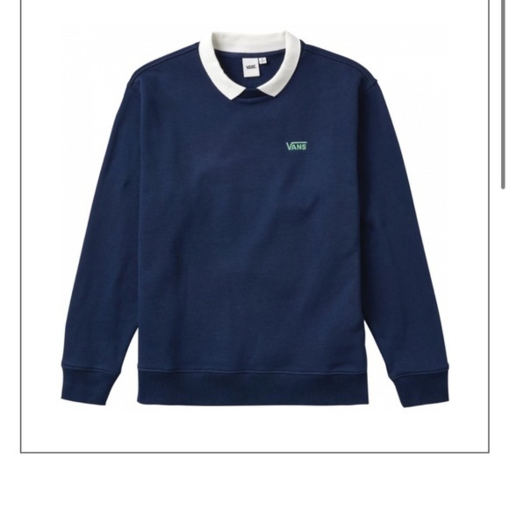 VANS WOMANS BRIGHTON POLO CREW LS  MEDIUM